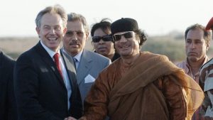 Libia Gheddafi Regno Unito Tony Blair